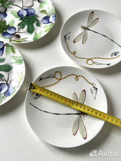 Zara home тарелка фарфор