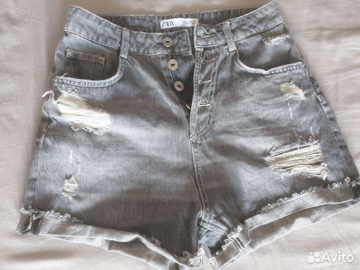Джинсовые шорты zara