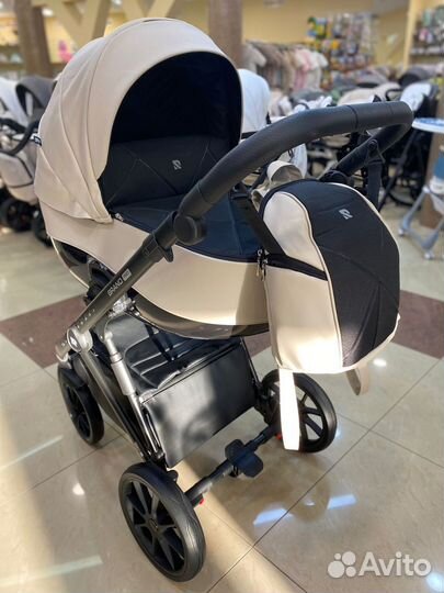 Коляска brano PRO (2 в 1) (Riko) 05 Sand (бежевый)