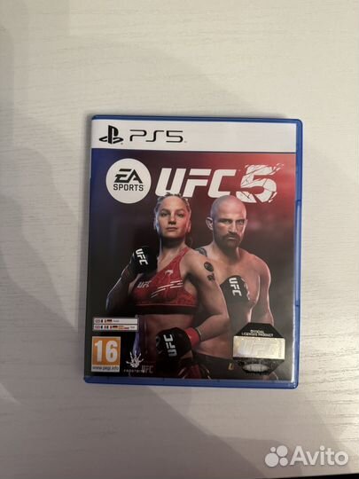 Игра дисковая ufc5 playstation 5