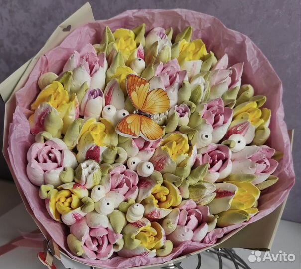 Зефирные цветы