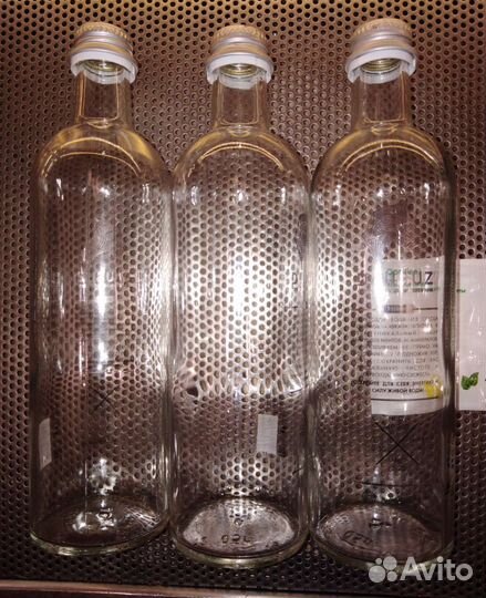 Бутылка стеклянная