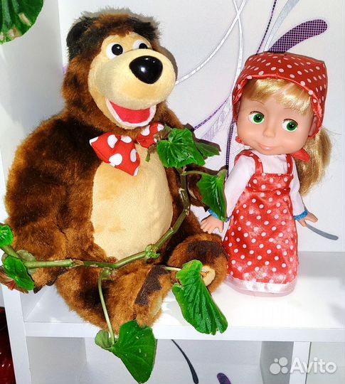 Игрушка Маша и Медведь говорят