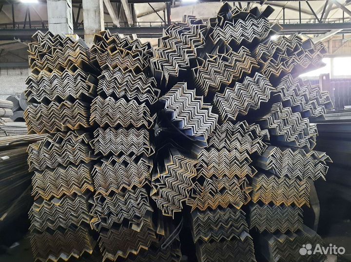 Уголок металлический 50х50х4 длина 6м Ст3