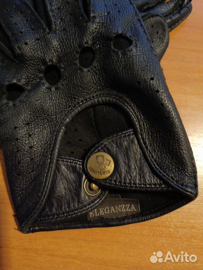 Перчатки женские кожаные