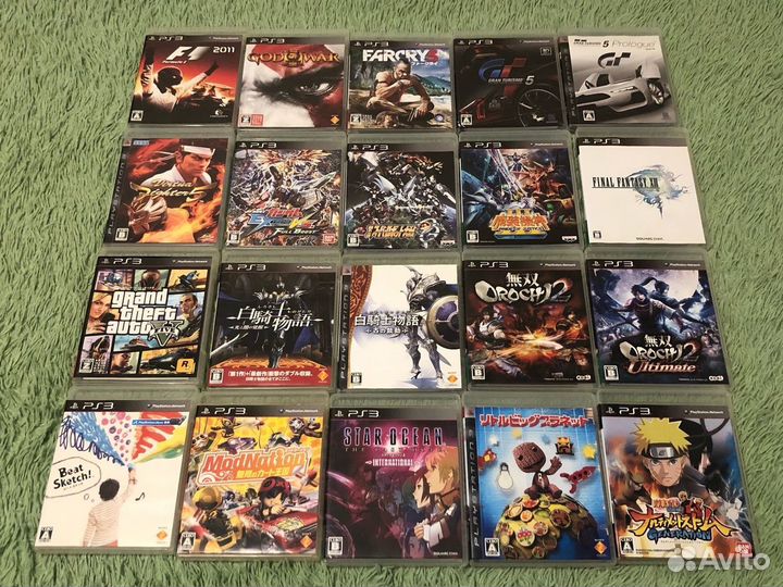 Диски PS3 японского региона ntsc-J