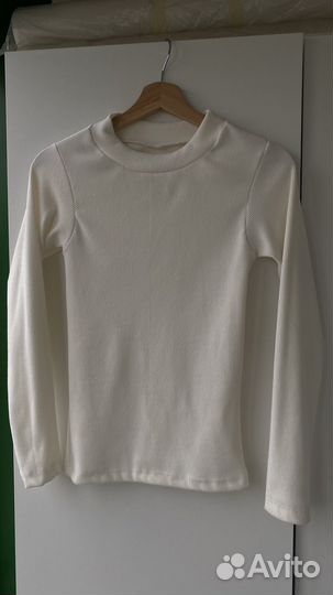 Лонгслив в рубчик