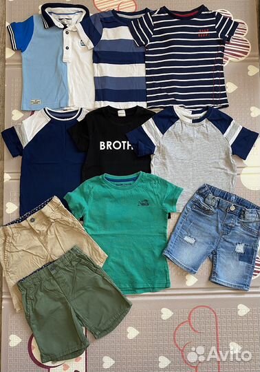Пакет брендовых вещей next и h&m на мальчика 86