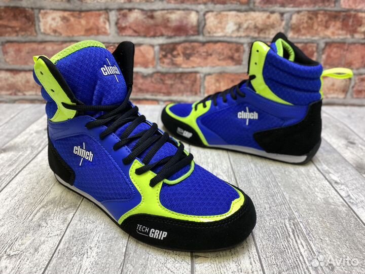 Боксерки Clinch Punch 2.0 сине-зелено-черные