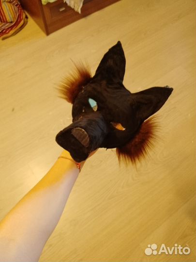 Маска для квадробики /волк/теран