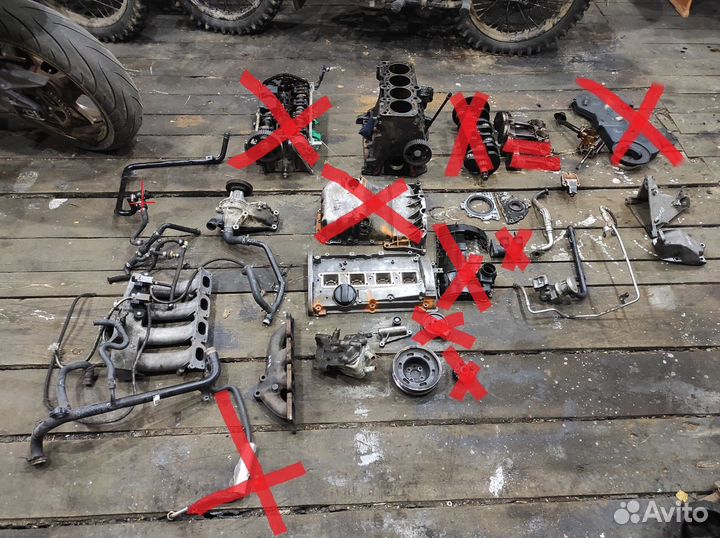 Двигатель 1.8 турбо ANB по частям vw audi