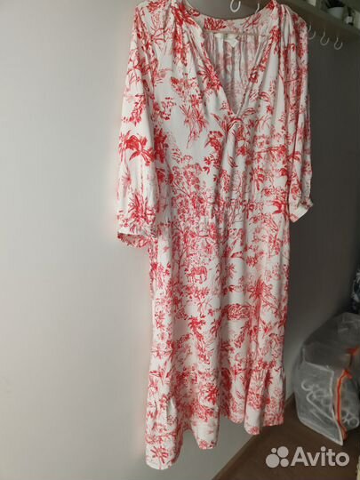 Платье hm 100% вискоза размер 42-44