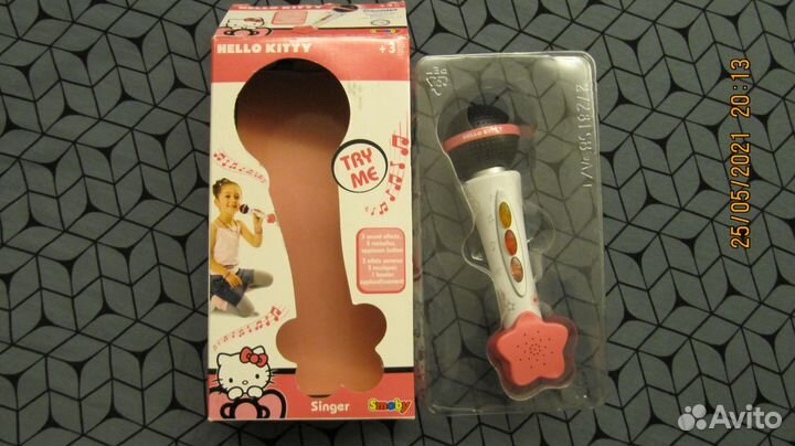 Микрофон hello kitty smoby