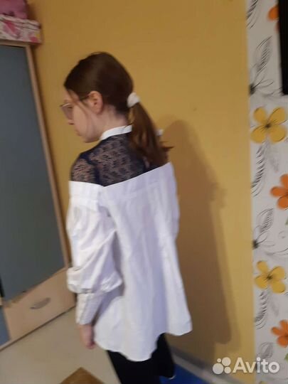 Школьная блузка 134 140