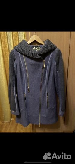 Пальто 60% шерсть. Размер 48, маломерка