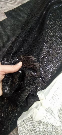 Ткань пайетки отрез