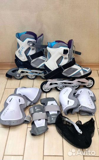 Ролики+защита oxelo FIT 5,жен или подр, новые