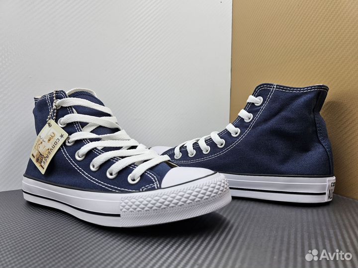 Кеды Converse Chuck Taylor all star синие высокие