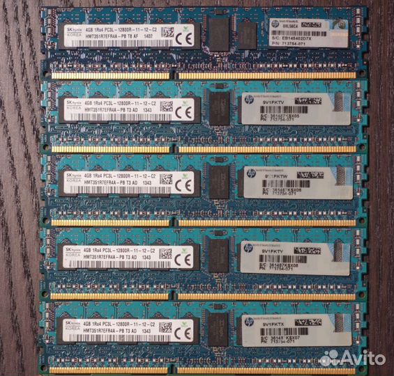 Серверная оперативная память HP DDR3 ECC Reg