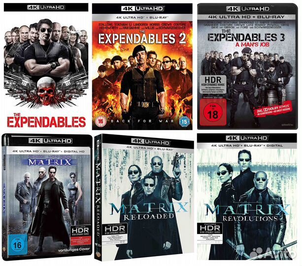 Фильмы 4K UltraHD Blu-ray / 1 часть