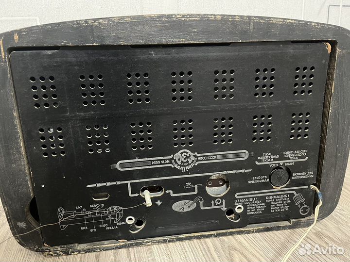 Ламповый радиоприемник Балтика