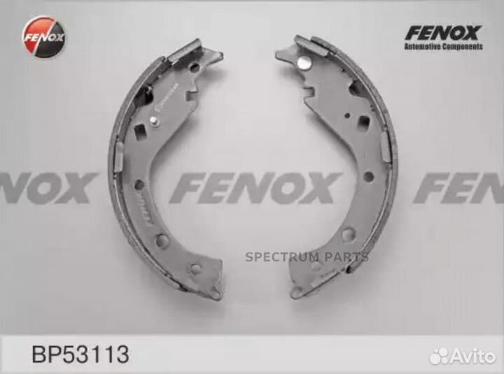 Fenox BP53113 Колодки тормозные барабанные зад пра