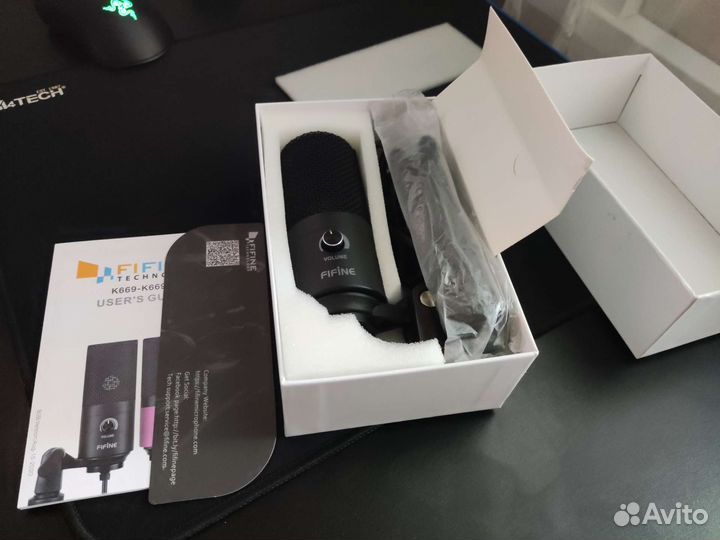 Микрофон fifine k669 новый