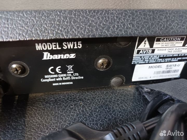 Ibanez sw15 Soundwave басовый комбоусилитель
