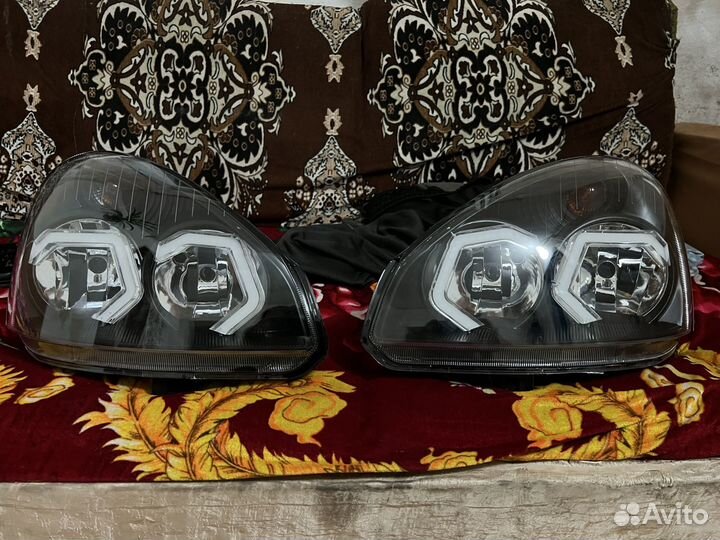 Фары приора с ргб галочками