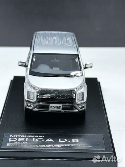 Mitsubishi Delica D5, 1:43, серебро, в наличии