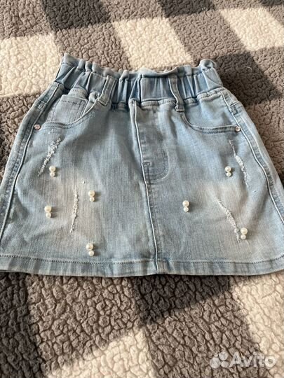 Юбка джинсовая
