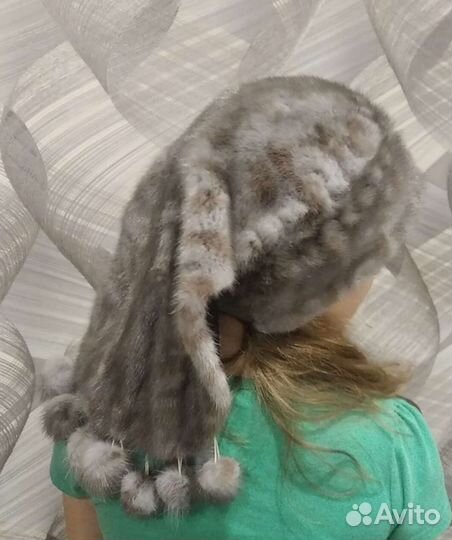 Норковая шапка новая