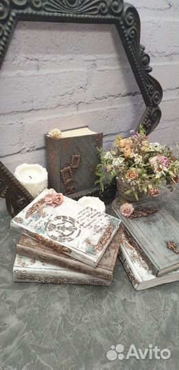 Фотореквизит, книги интерьерные, винтажный