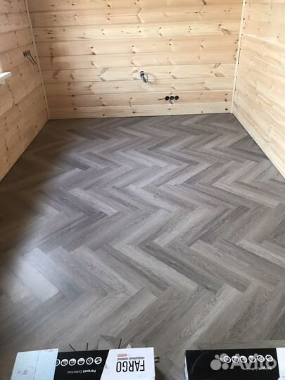 Профессиональная укладка кварцвиниловой плитки