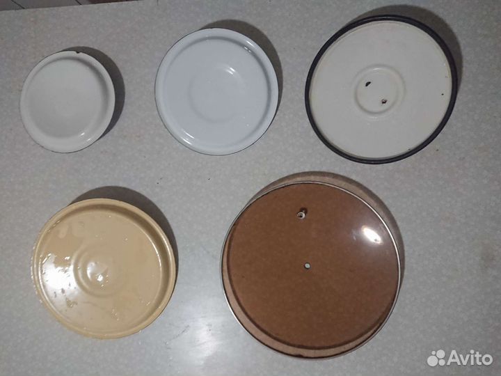 Крышка для кастрюли сковородки эмалированная