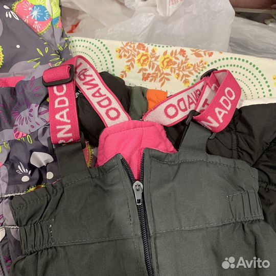 Полукомбинезон демисезонный для девочки 74