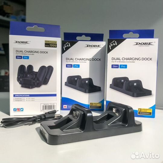 Зарядная док станция для геймпада DualShock 4