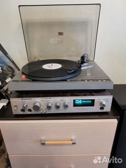 Электропроигрыватель radiotehnika aria 102 +усилок