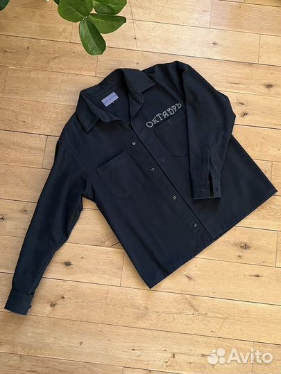 Плотная мужская рубашка Октябрь