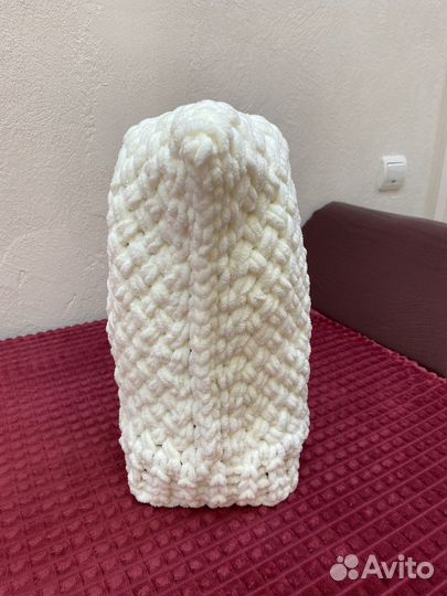 Капор женский вязаный