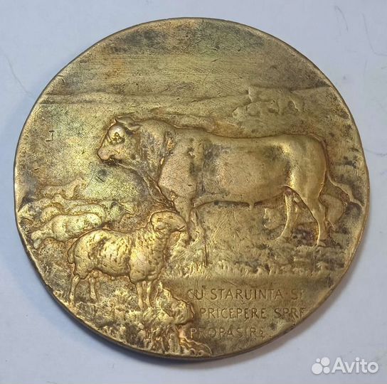 Настольные медали Петербург Австрия Тула