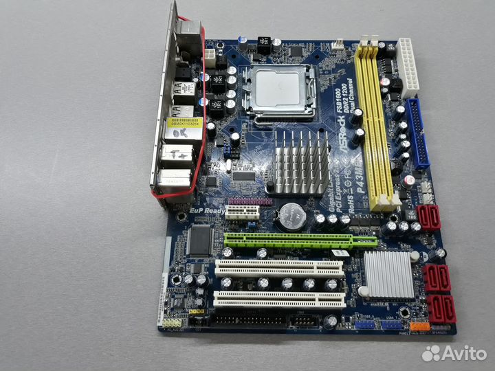 Материнская плата Socket 775 microATX ASRock P43ME