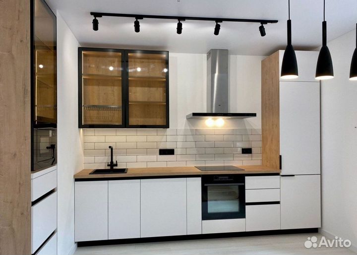 Кухня Лофт Белая напрямую от фабрики на заказ