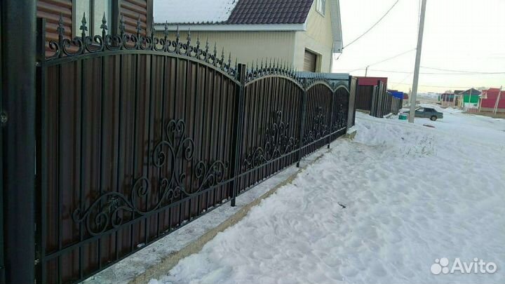 Кованый забор