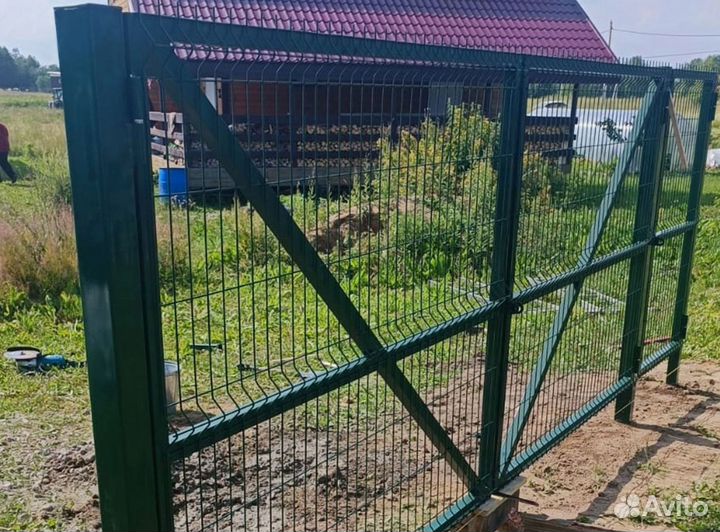 3Д сетка гиттер для забора