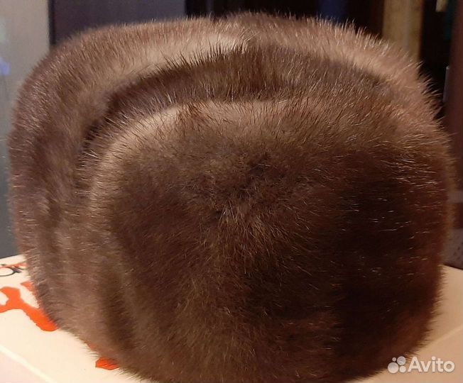 Шапка норковая серая женская формовка