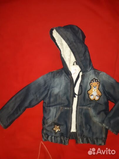 Джинсовая куртка утепленная
