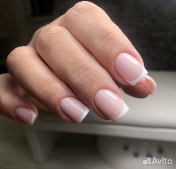 Маникюр с покрытием luxio Аврора, парк Победы