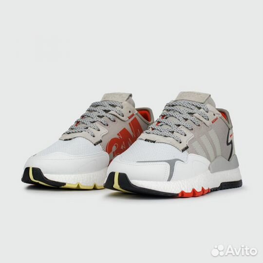 Мужские Adidas Nite Jogger White Grey