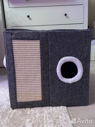 Домик для кошки с когтеточкой